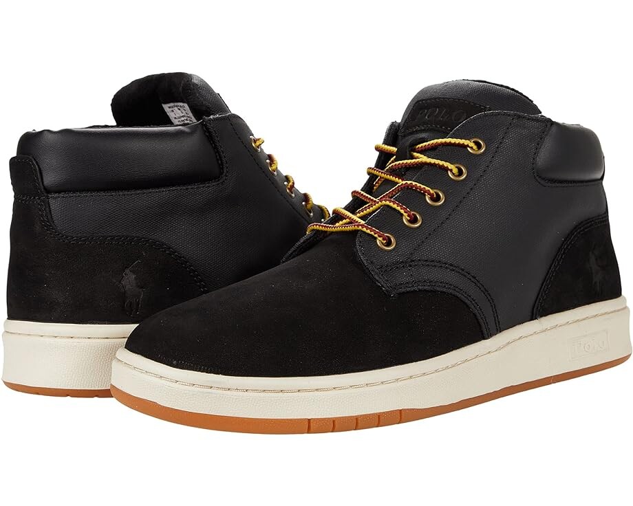 

Кроссовки Polo Ralph Lauren Shrunken Nubuck Sneaker Boot, черный