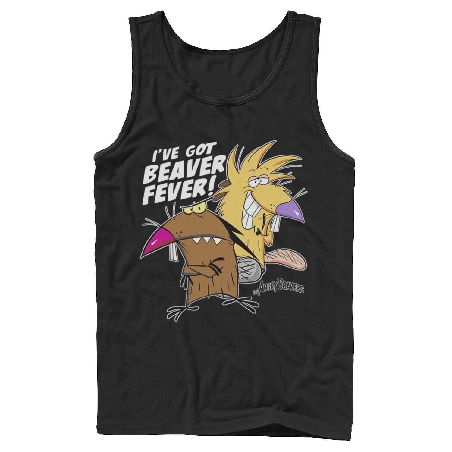 

Мужская майка Nickelodeon Angry Beavers Daggett & Norbert Feverish