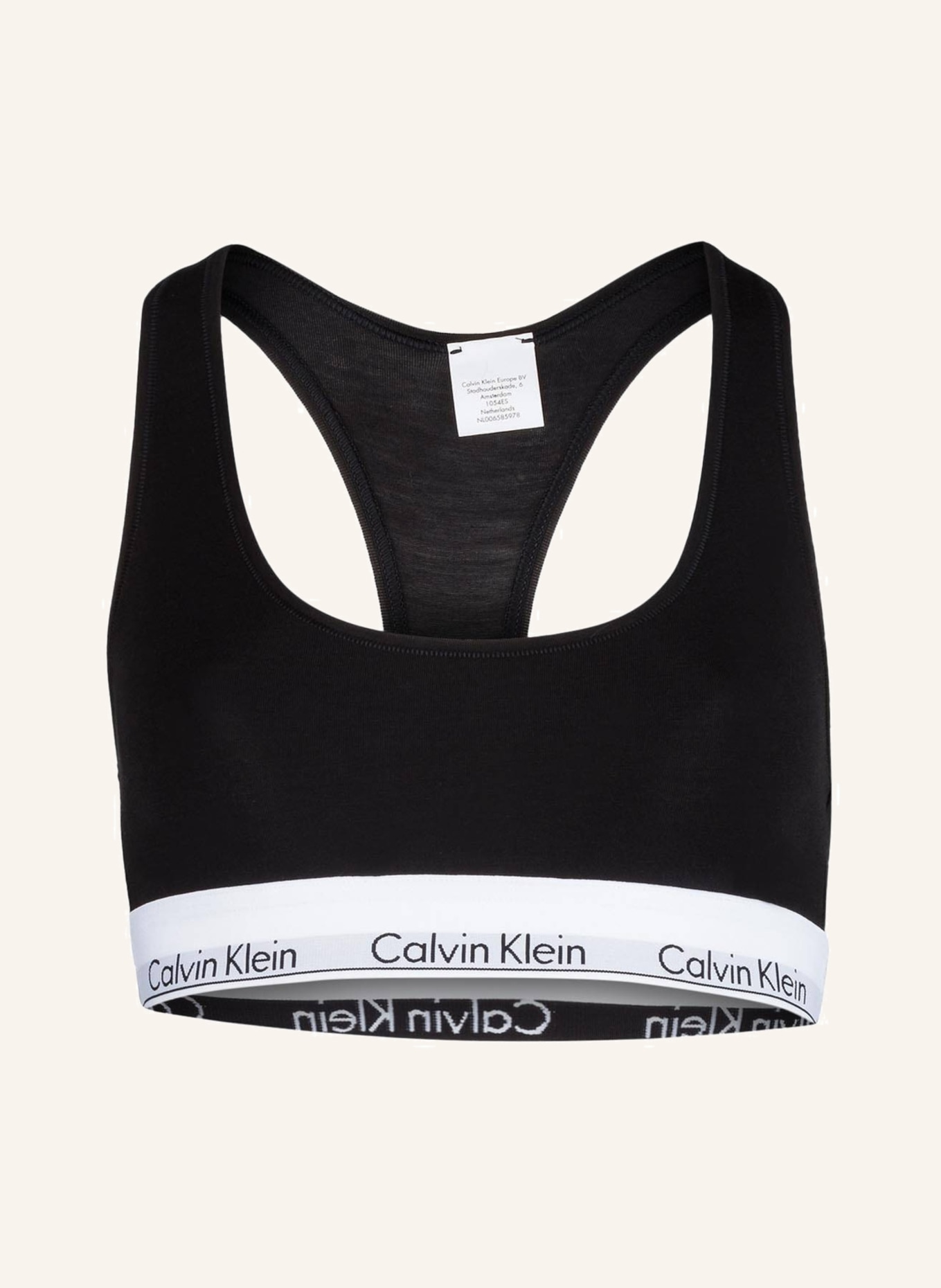 Бюстье Calvin Klein MODERN COTTON, черный бюстье calvin klein modern cotton оранжевый