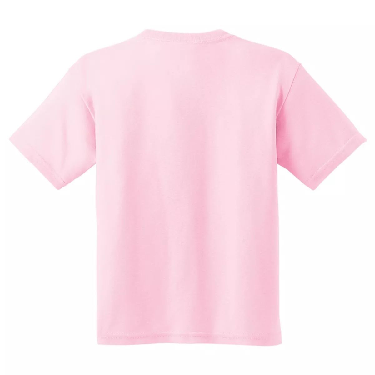 Молодежная футболка Gildan из плотного хлопка унисекс Floso, светло-розовый