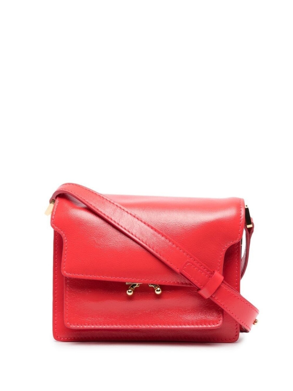 

Marni сумка через плечо Trunk, красный