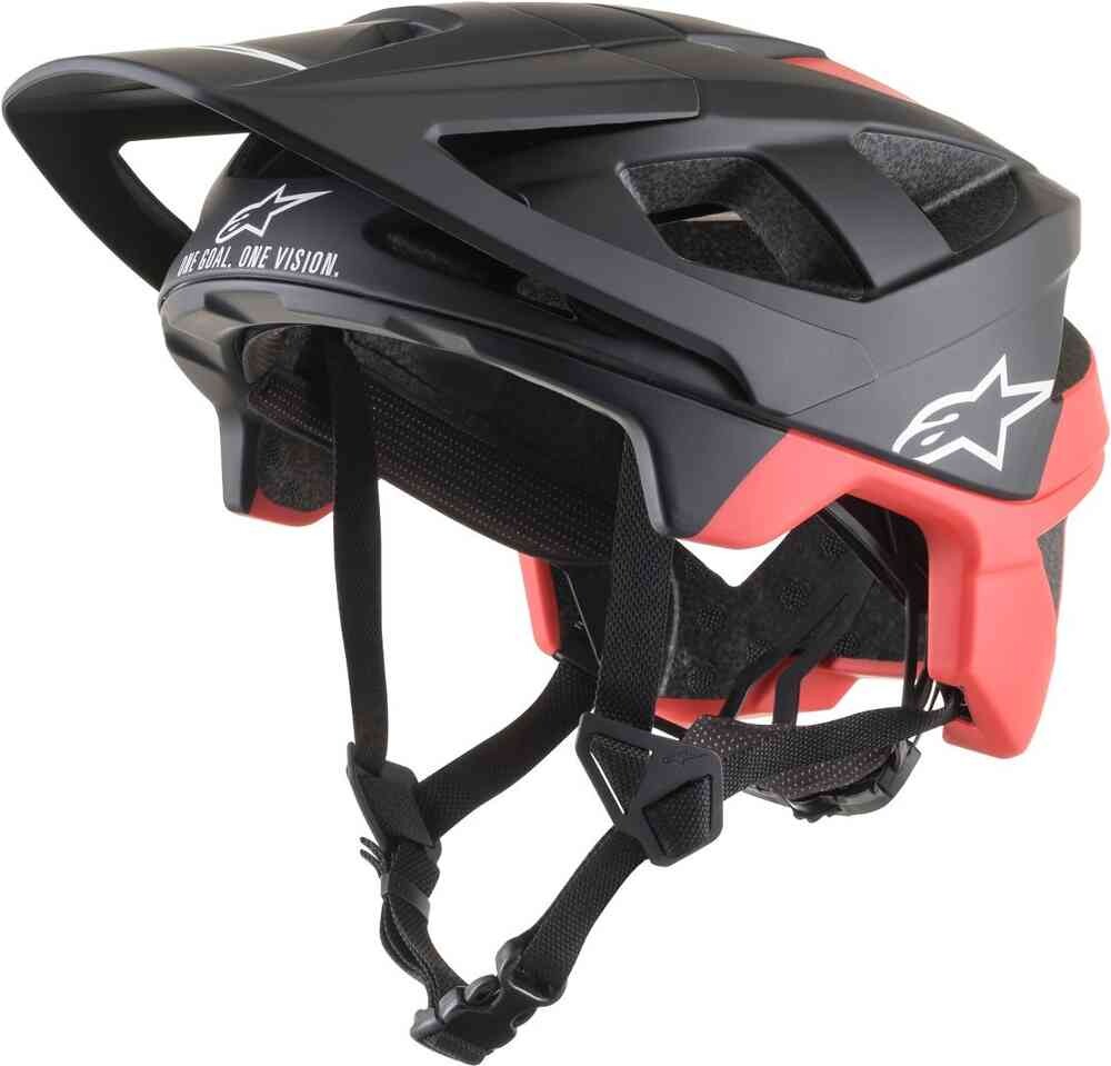 

Велосипедный шлем Vector Pro Atom Alpinestars, черный матовый/красный