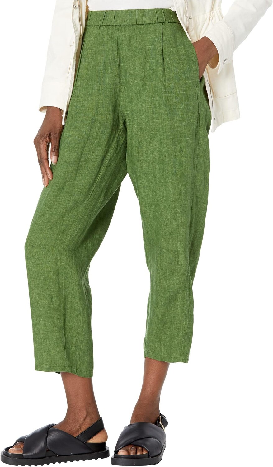 

Укороченные брюки-фонарики Eileen Fisher, цвет Field