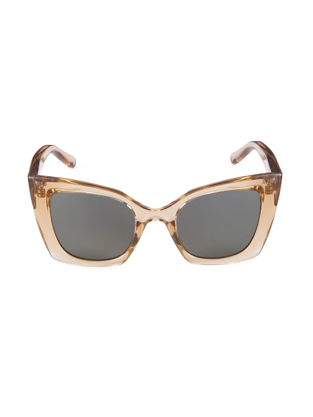 

Солнцезащитные очки Ultra Cat-Eye 51MM Cat-Eye Injection Saint Laurent, бежевый
