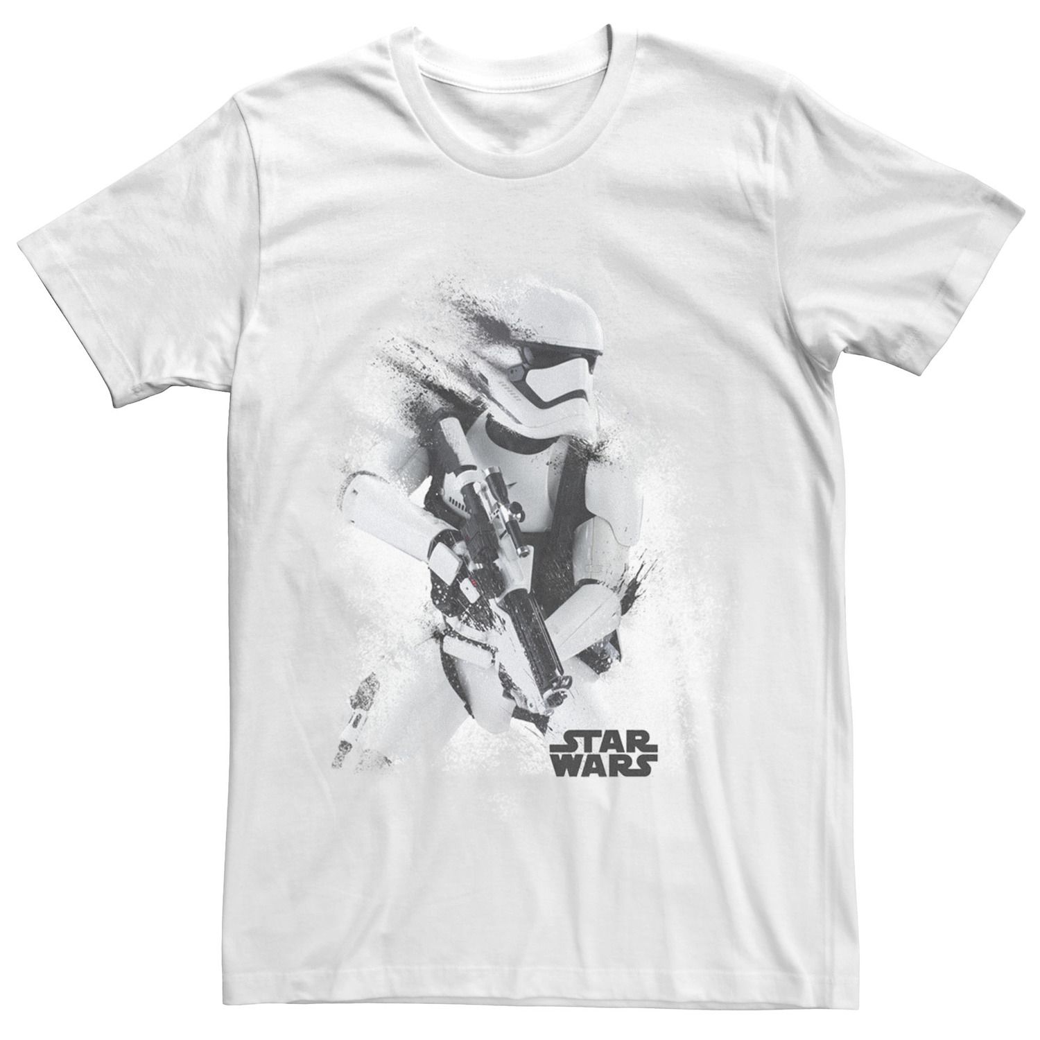 Мужская футболка The Force Awakens Splatter Stormtrooper Star Wars