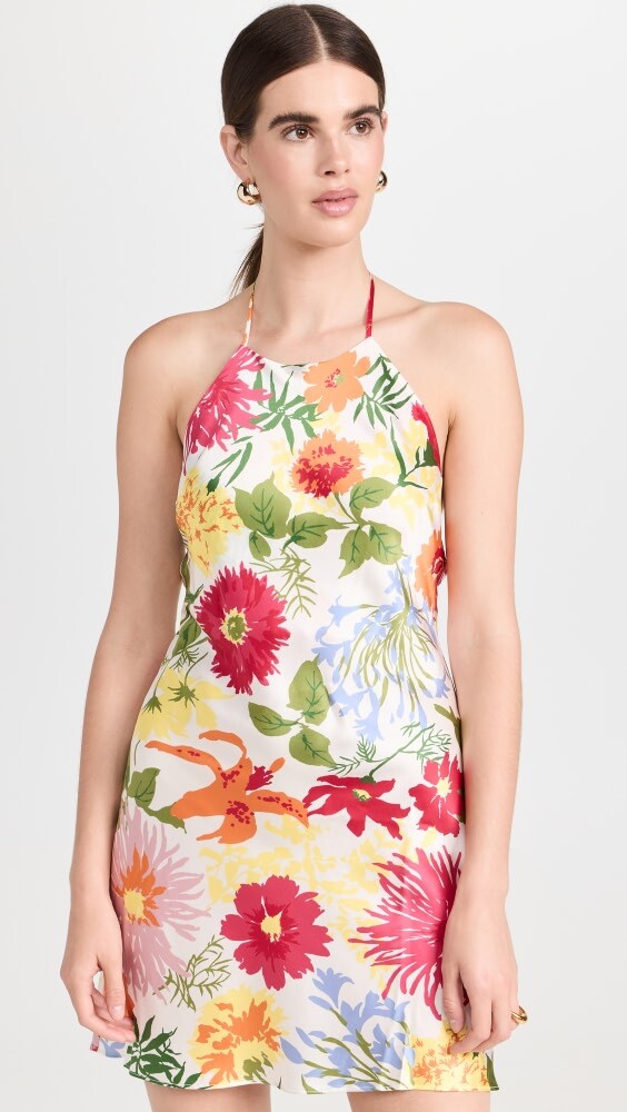 

Платье мини Reformation Jennis Silk