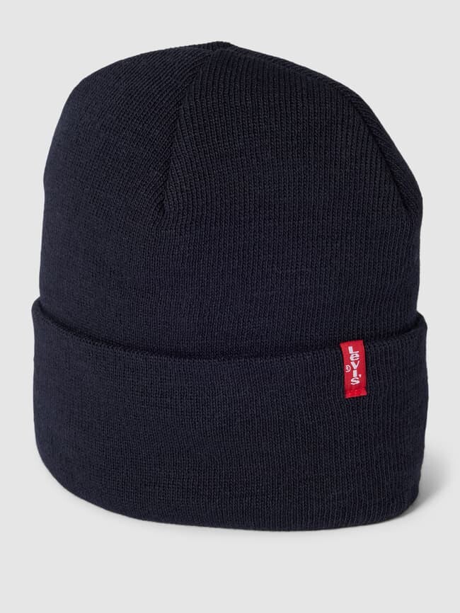 

Шапка с деталью лейбла модели "SLOUCHY RED TAB" Levi's, темно-синий