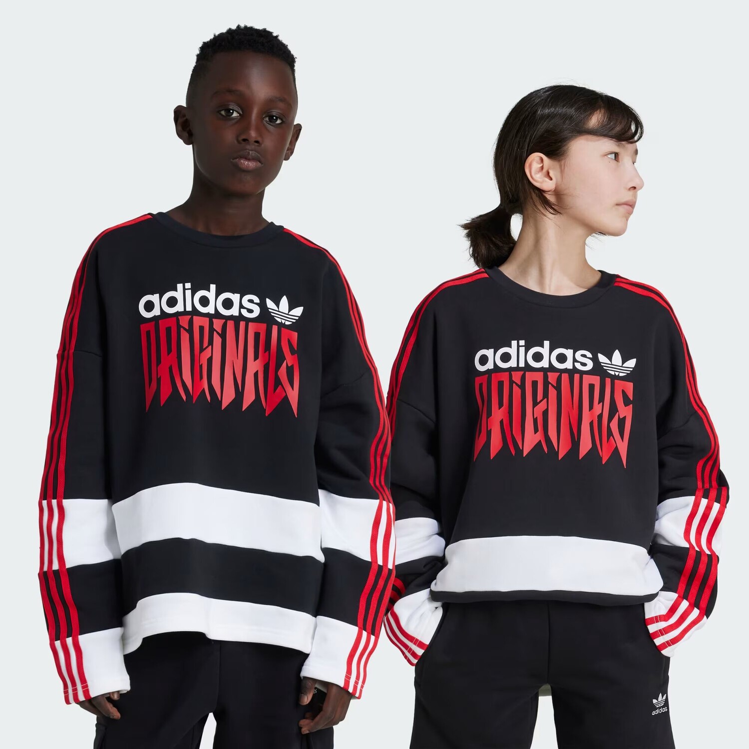 

Толстовка с рисунком для детей Adidas, цвет Black