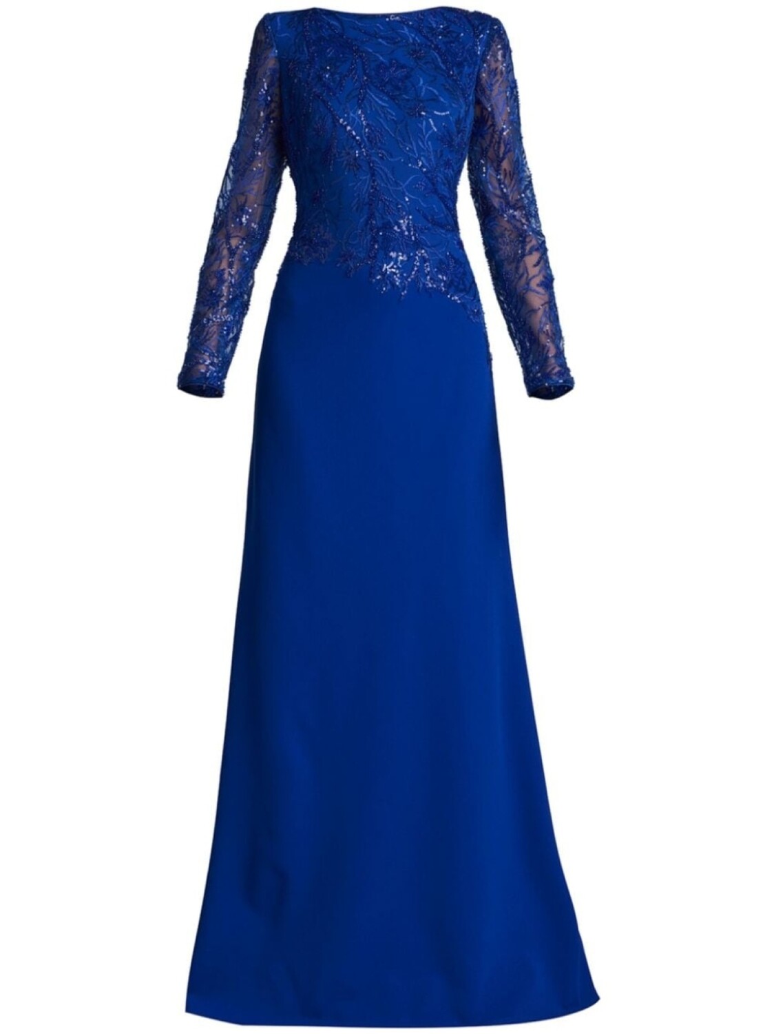 

Tadashi Shoji платье А-силуэта с длинными рукавами, синий