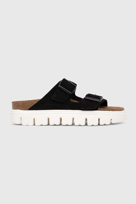 

Замшевые шлепанцы Birkenstock, черный