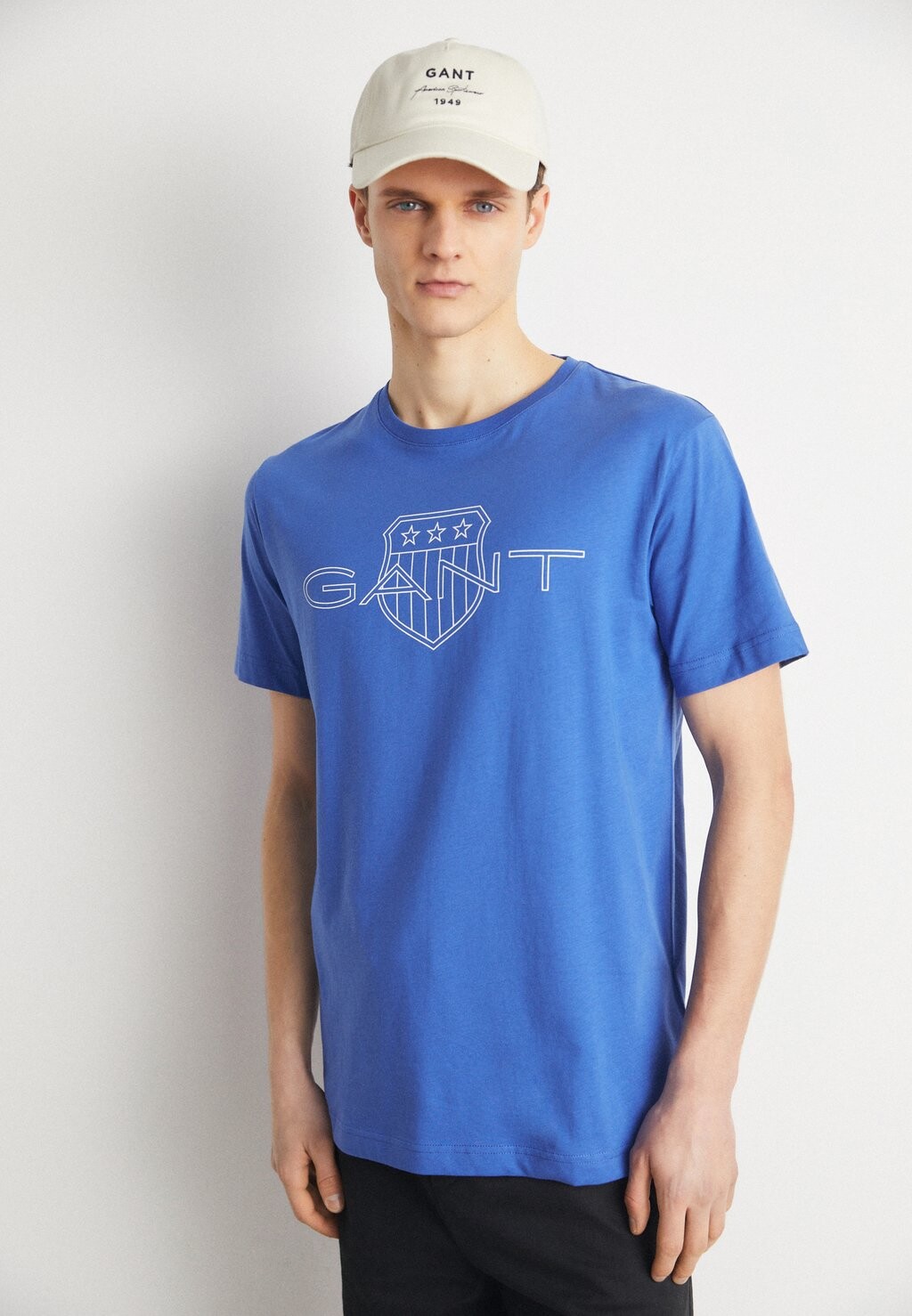 

Футболка с принтом GANT, синий