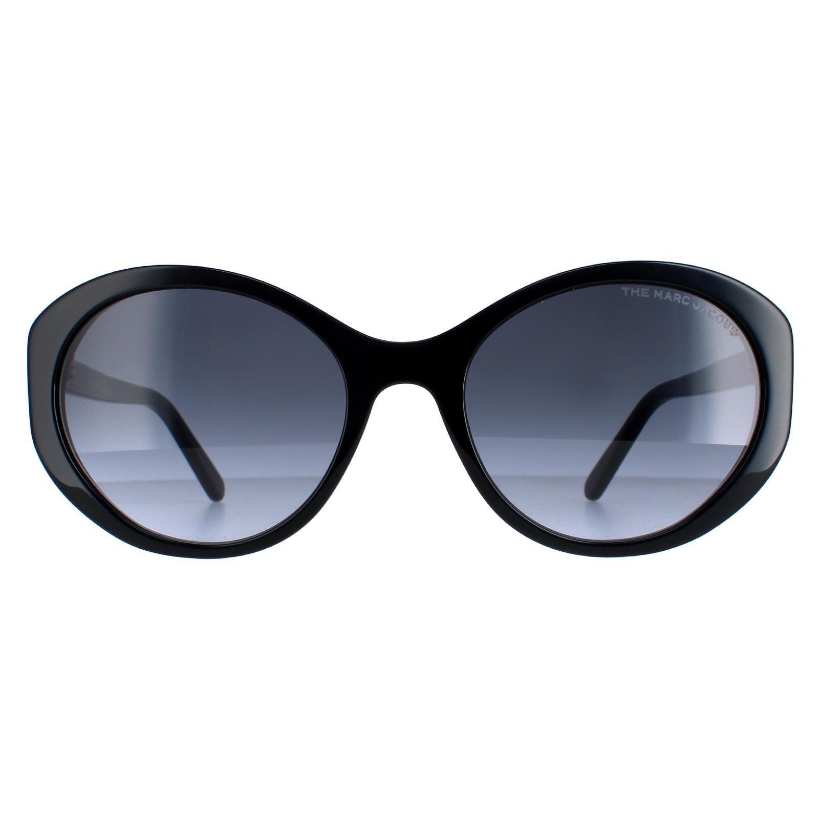 Овал Черный Темно-Серый Градиент 520/S Marc Jacobs, черный солнцезащитные очки авиаторы синие красные белые темно серые с градиентом carrera синий
