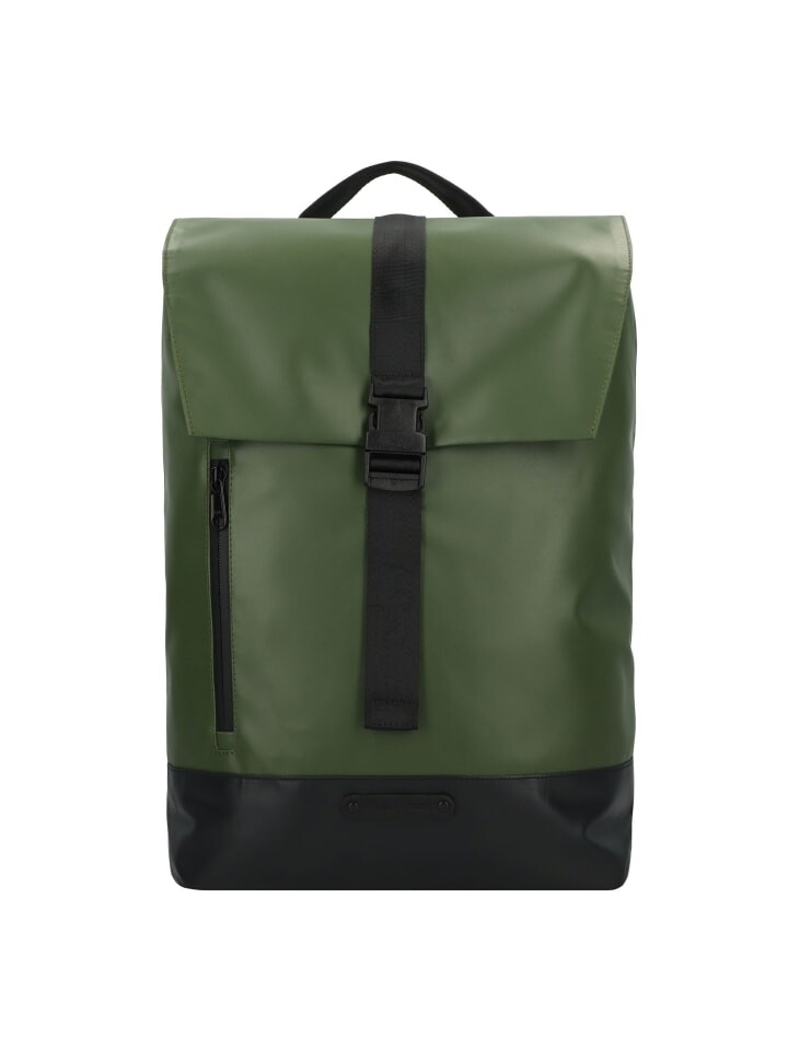 

Рюкзак Greenburry Upcycled Tarpaulin 45 cm Laptopfach, цвет olive-black