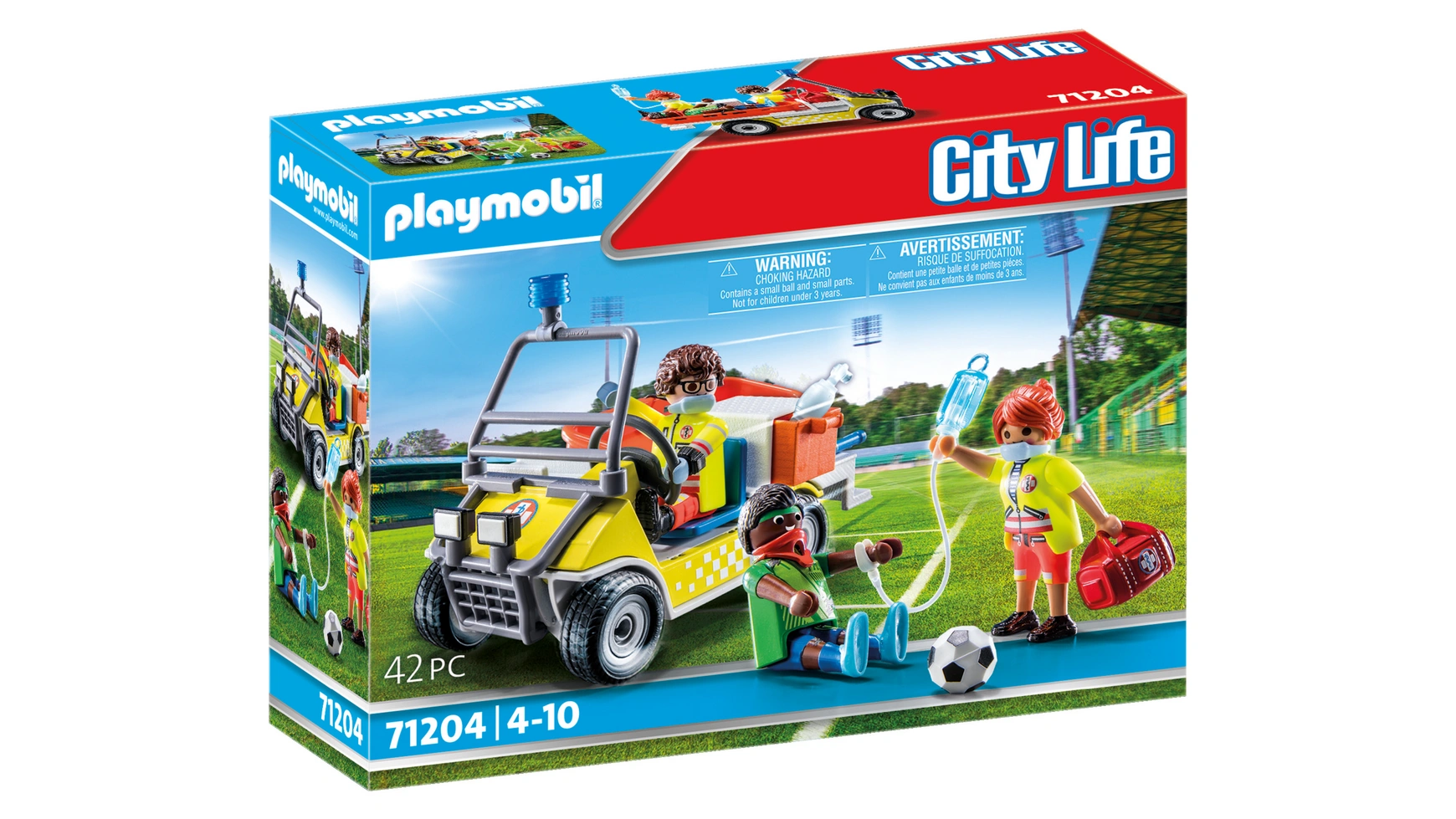 Городская жизнь спасательная тележка Playmobil бизиборд городская жизнь 4250831