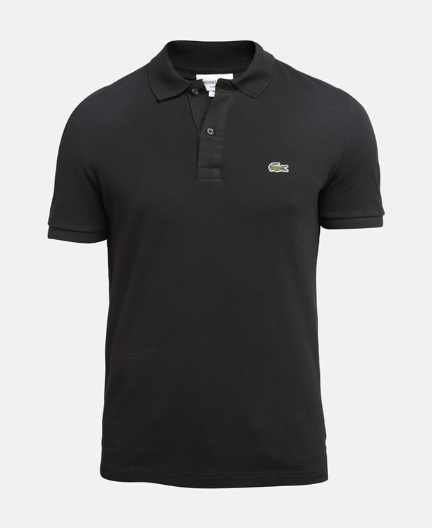 

Рубашка-поло из пике Lacoste, черный