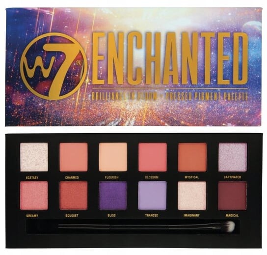 

Палитра теней для век, Enchanted W7, разноцветный