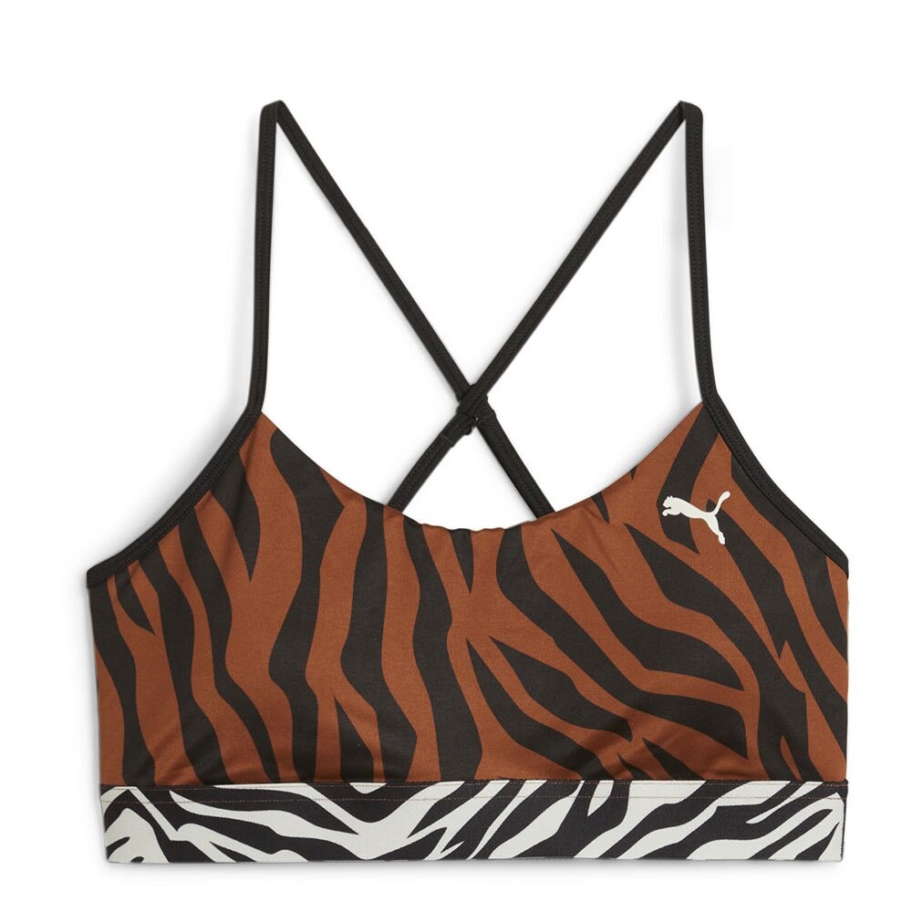 

Спортивный бюстгальтер Puma Move Animal Remix, коричневый