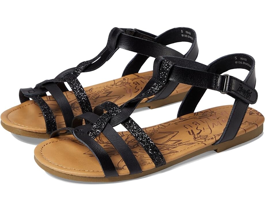

Сандалии Blowfish Malibu Sabini-K, цвет Black Dazzle Glitter/Cosmic/Die Cut