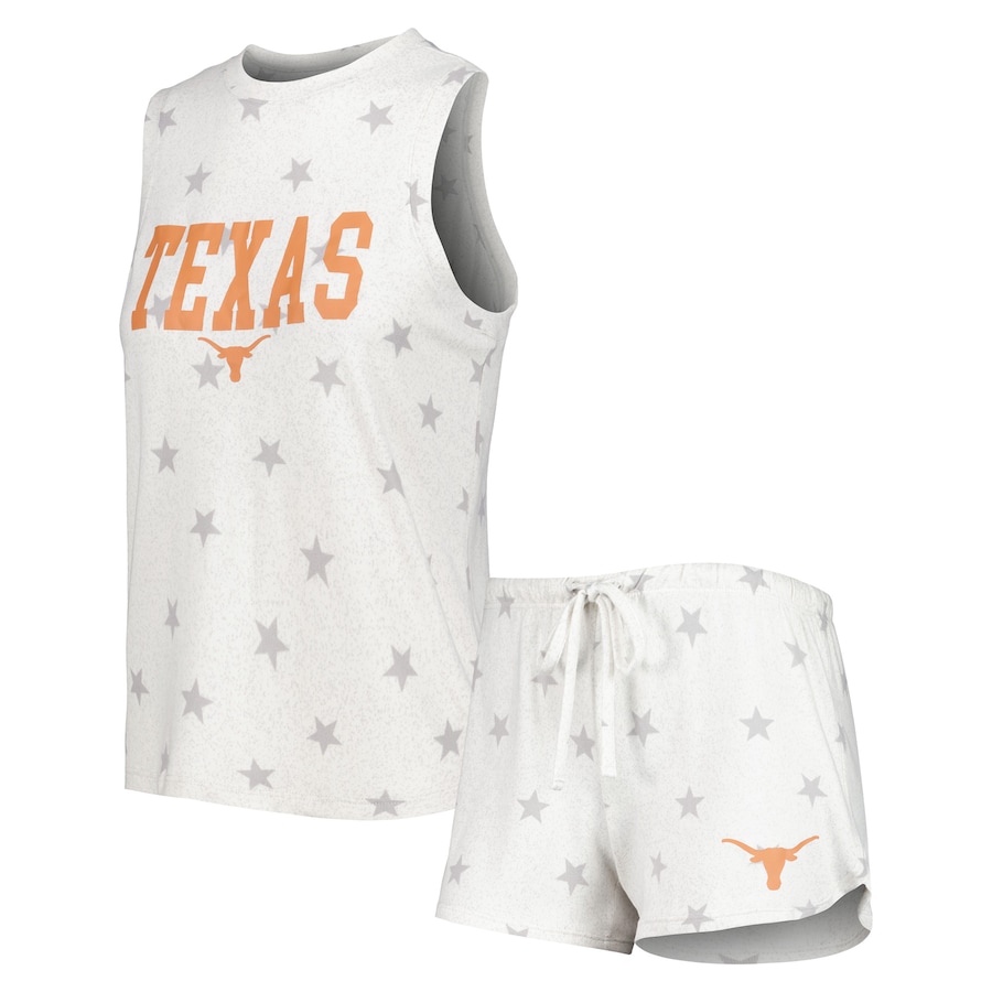 

Пижамный комплект Concepts Sport Texas Longhorns, кремовый