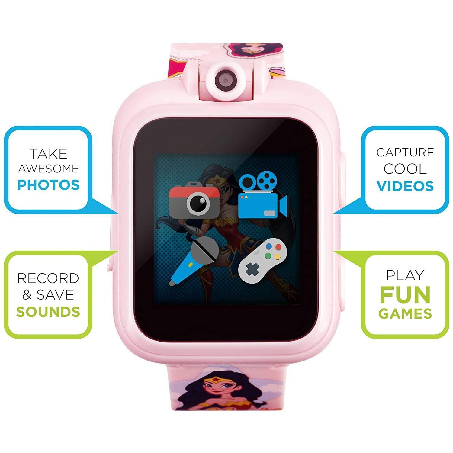 

Детские умные часы PlayZoom 2 Wonder Woman iTouch, розовый