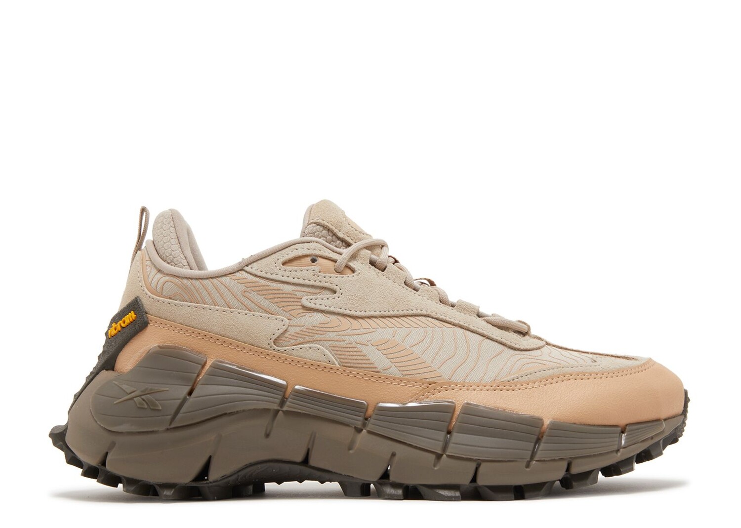 

Кроссовки Reebok Zig Kinetica 2.5 Edge 'Modern Beige Sahara', коричневый