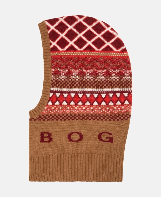 

Шарф с капюшоном Bogner, красный
