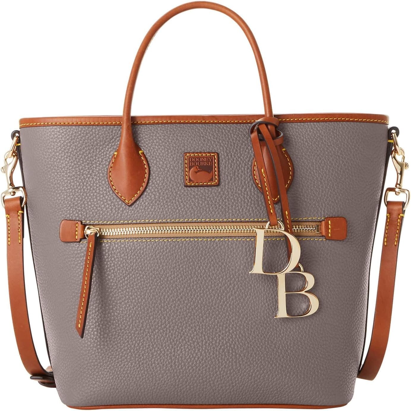 

Сумка-тоут Pebble II с ручкой Dooney & Bourke, цвет Elephant