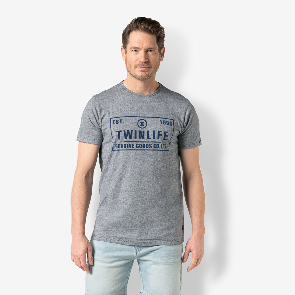 

Футболка Twinlife dot art, серый