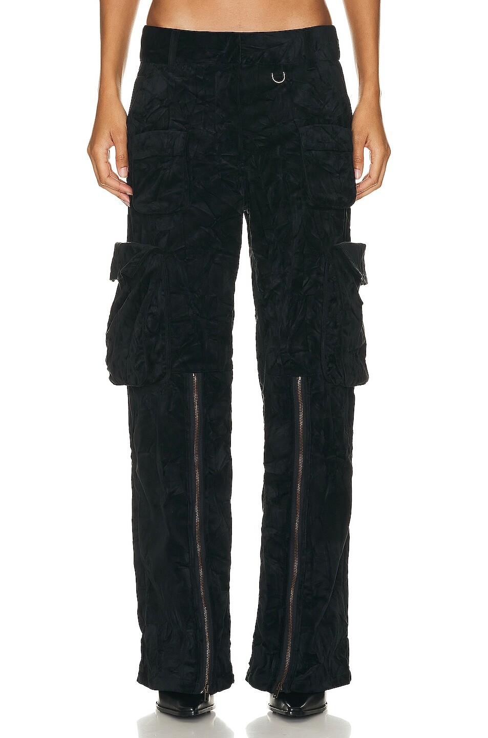 

Брюки Acne Studios Cargo Trouser, черный