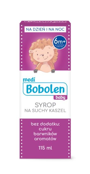 цена Сироп от кашля Bobolen Baby Syrop Na Suchy Kaszel, 115 мл