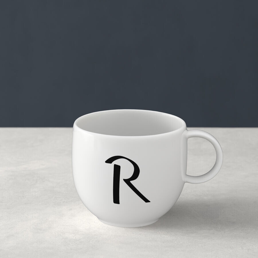 

Кружка с буквами R 13х10х8см Villeroy & Boch, белый