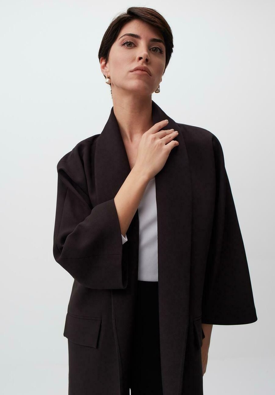 

Короткое пальто THREE QUARTER SLEEVE SHAWL COLLAR Jimmy Key, антрацит