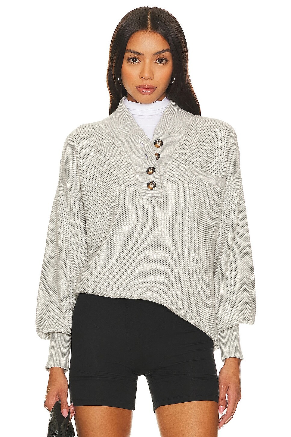 

Топ LUNYA Cozy Cotton Silks, цвет Mellow Grey Heather