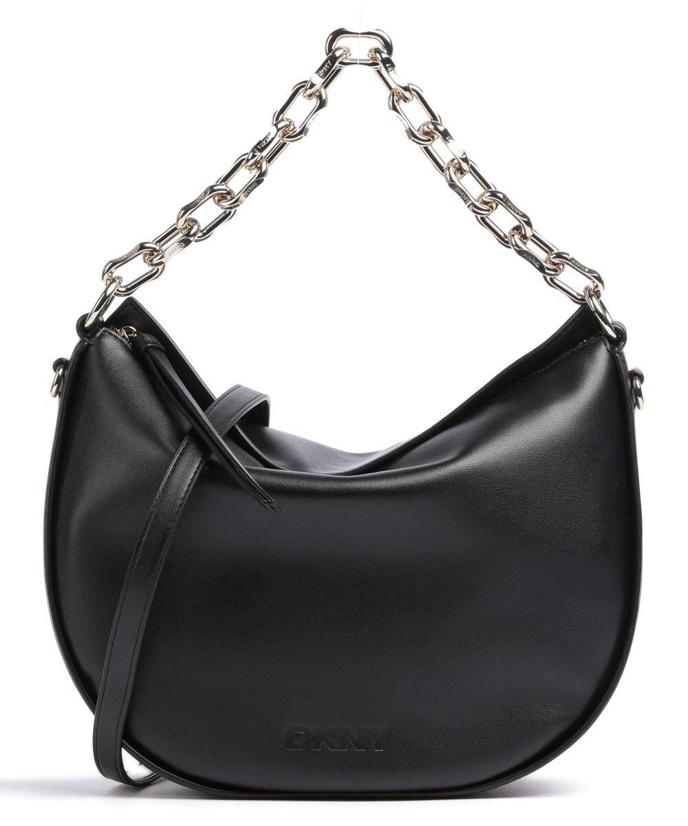 

Сумка-ведро Les из мелкозернистой яловой кожи. Dkny, черный