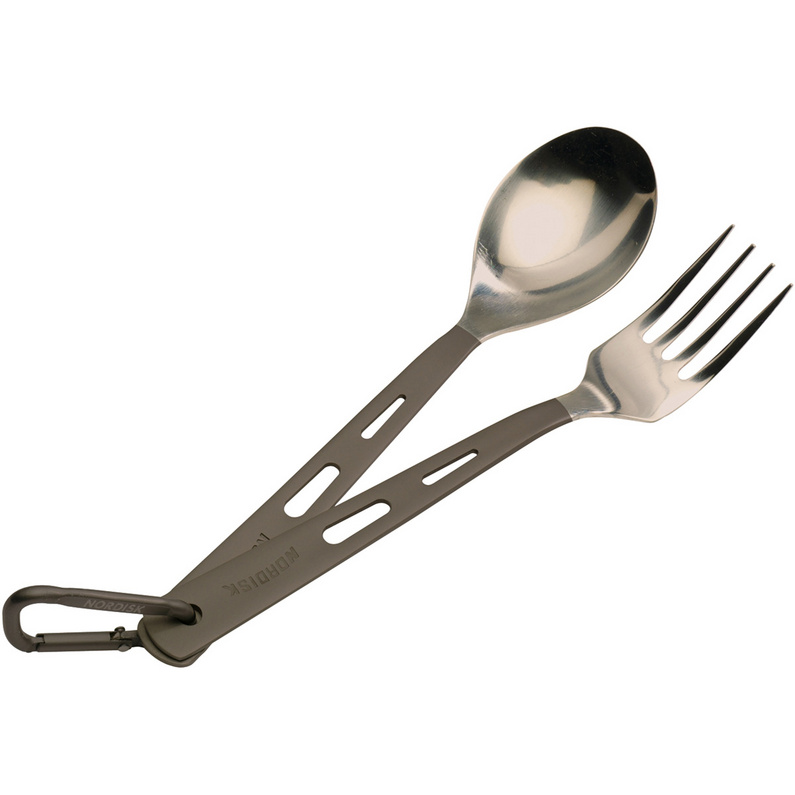 цена Столовые приборы Titan Cutlery 2шт Nordisk, серый
