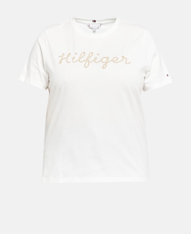

Футболка Tommy Hilfiger Curve, экрю