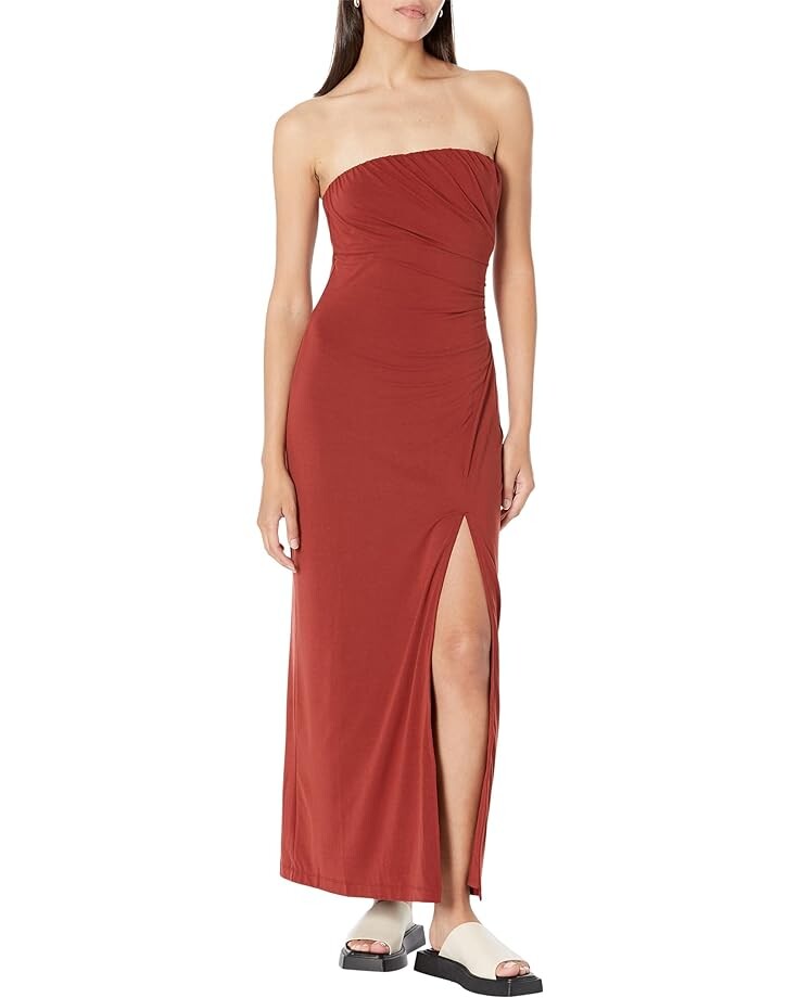 

Платье Free People Hayley Midi, цвет Russet Acorn