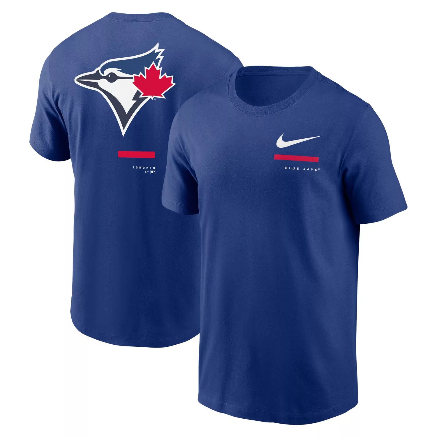 цена Мужская футболка через плечо Royal Toronto Blue Jays Nike