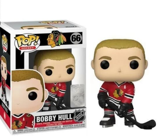 

Funko POP! Хоккей, коллекционная фигурка, Блэкхокс, Бобби Халл, 66 лет.