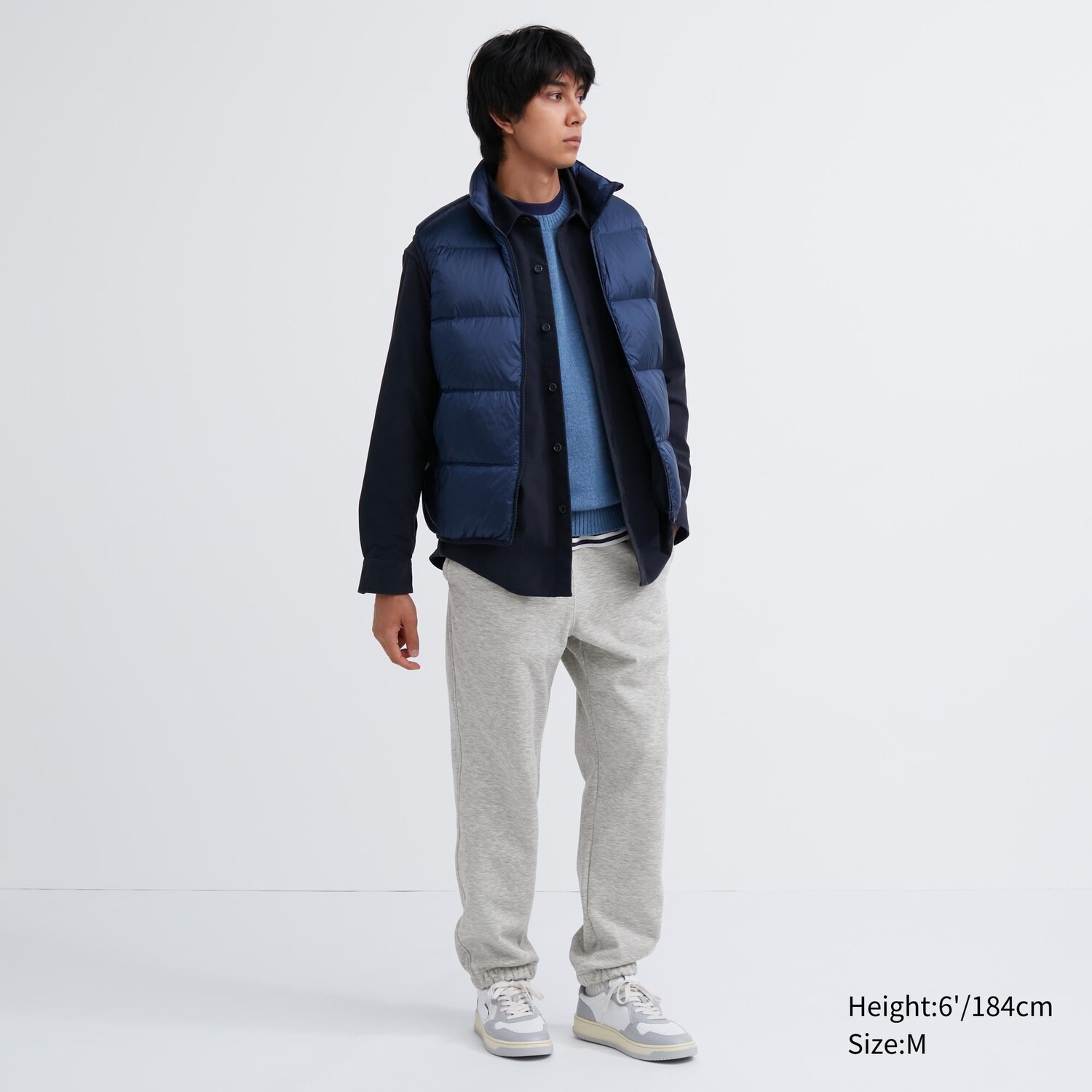 

Спортивные брюки heattech на плюшовой подкладке UNIQLO, серый