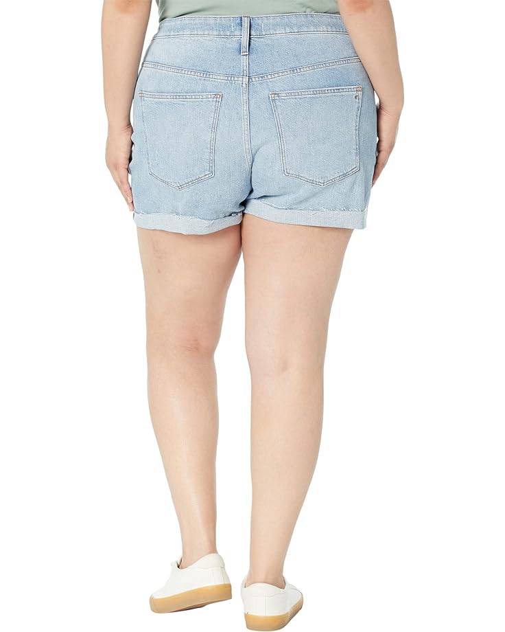 Шорты Madewell Plus High-Rise Denim Shorts in Astell Wash: Ripped Edition, цвет Astell Wash шорты madewell high rise long denim shorts in brightwood wash