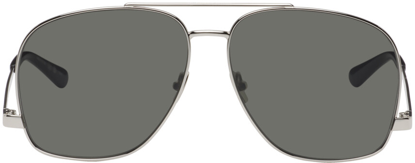 

Серебряные солнцезащитные очки SL 653 Leon Saint Laurent