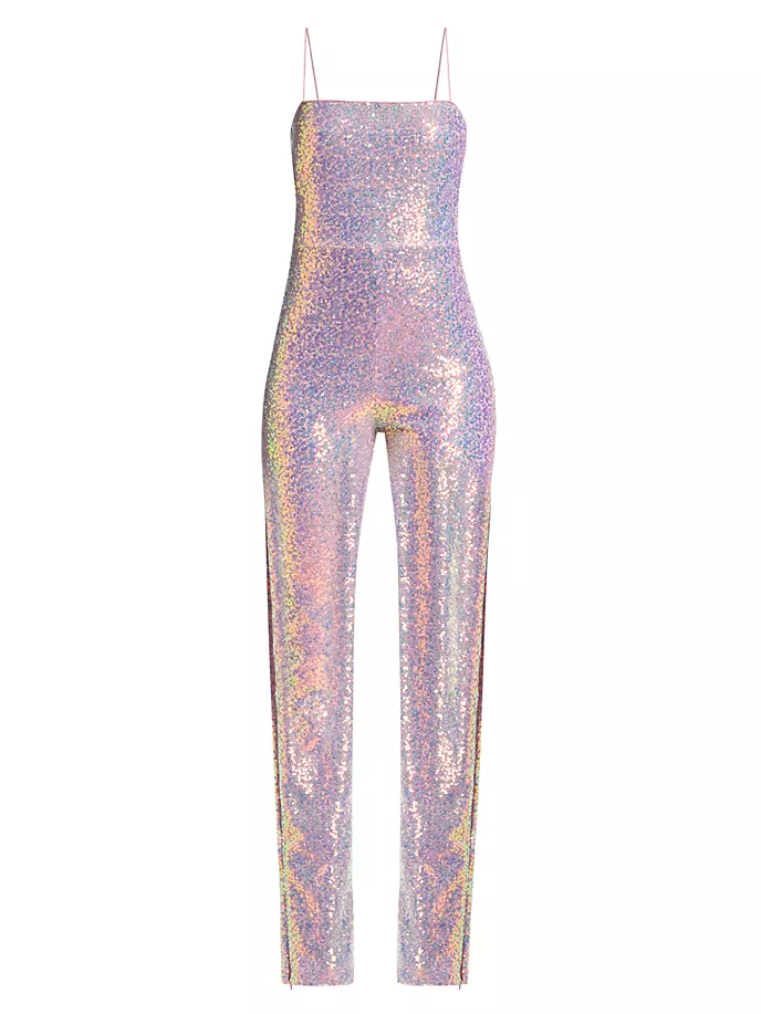 

Комбинезон с пайетками Rotate Birger Christensen, цвет sachet pink