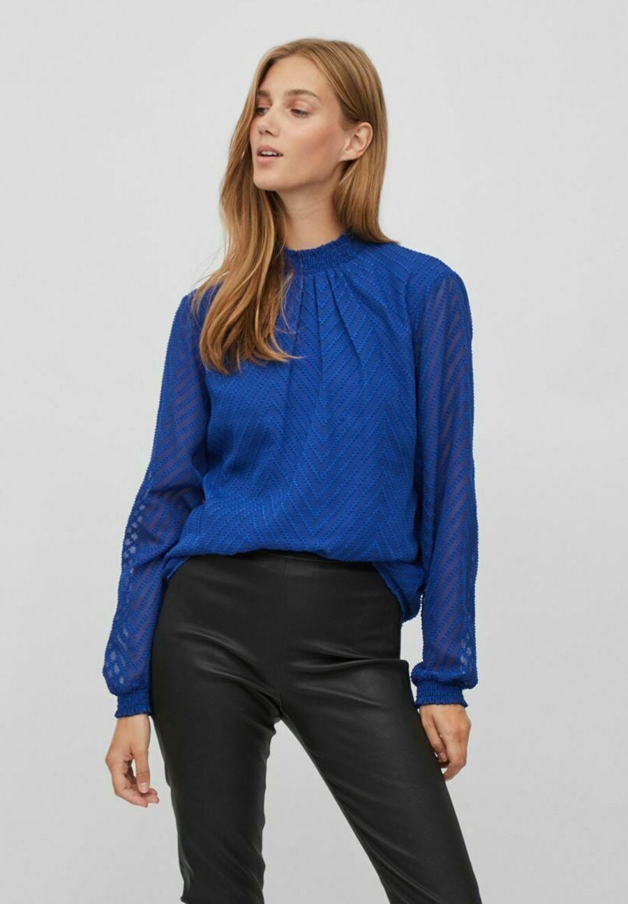 

Блузка VILA LANGARM HIGH NECK, цвет mazarine blue