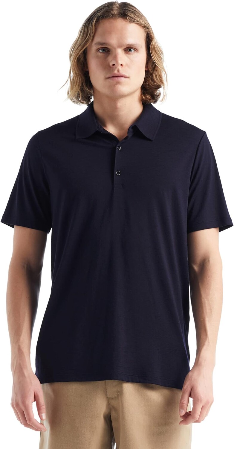 

Рубашка-поло Tech Lite II Short Sleeve Polo Icebreaker, цвет Midnight Navy