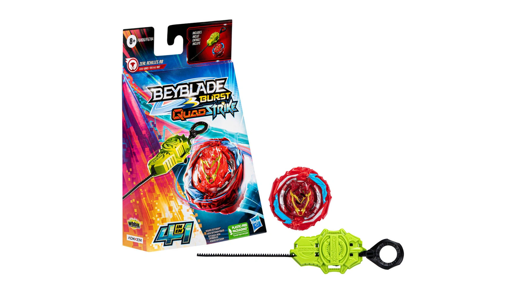 Hasbro Стартовый набор Beyblade Burst QuadStrike, 1 шт, в ассортименте –  заказать из-за границы с доставкой в «CDEK.Shopping»