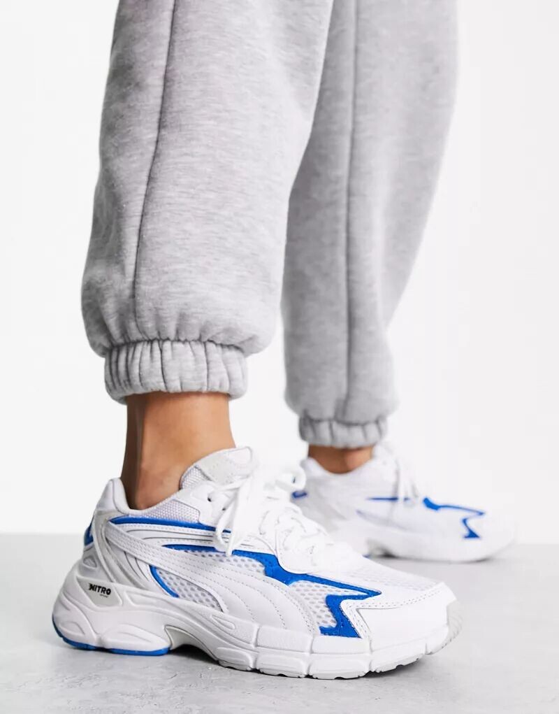 

Бело-синие кроссовки PUMA Teveris Nitro