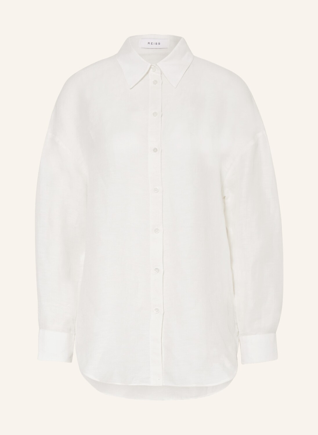 

Блуза REISS ELLIS mit Leinen, белый