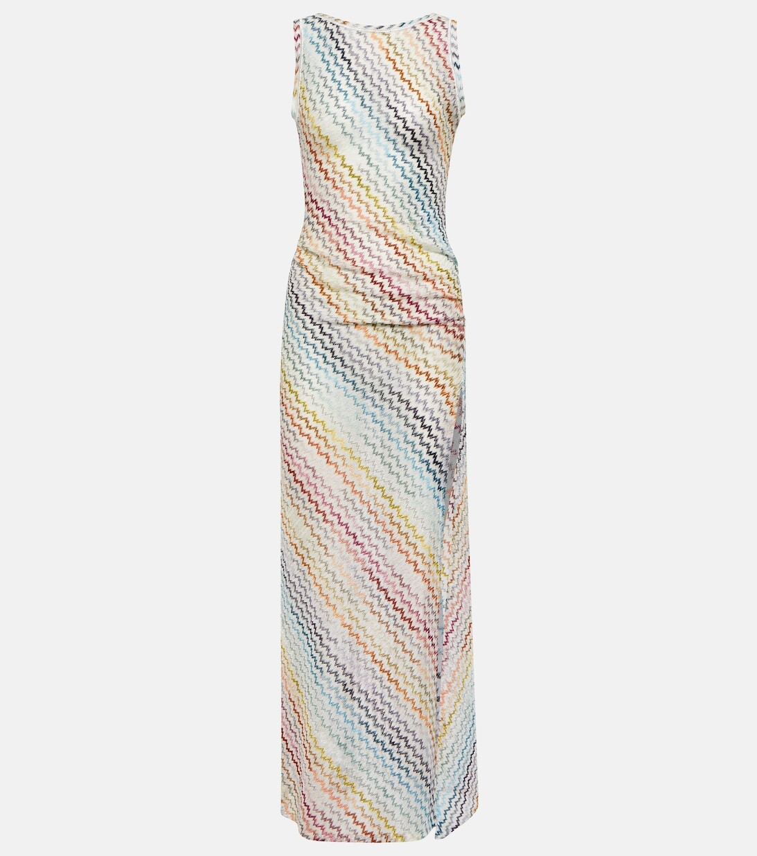 

Платье макси с зигзагами Missoni, разноцветный