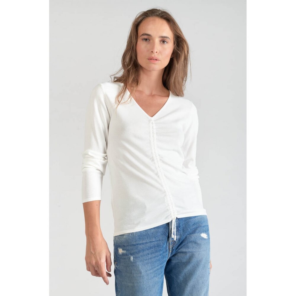 

Свитер Le Temps Des Cerises 63286 Duni V Neck, белый